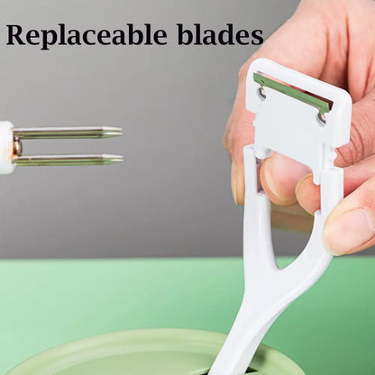 Manual Apple Peeler - Ergonomic Peeler for Apples & Firm Produce