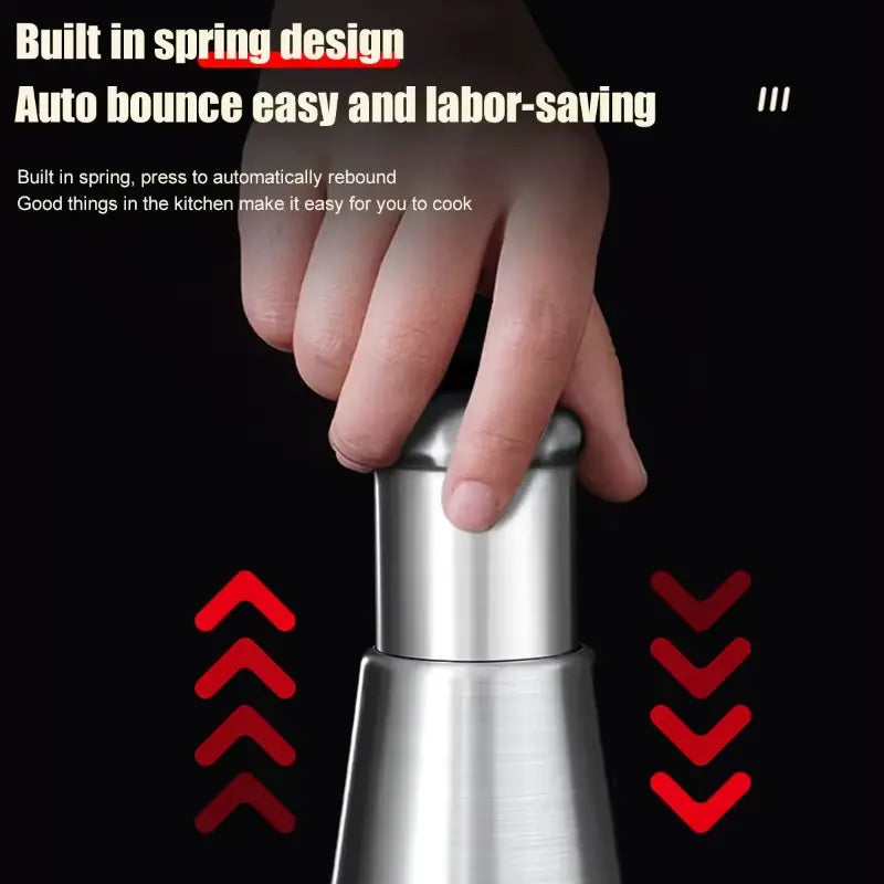 Manual Garlic Chopper & Food Processor - Mini Tool For Kitchen Prep