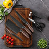 Matte Black Chef's Knife Set – 3pc or 6pc Pro Knives