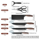 Matte Black Chef's Knife Set – 3pc or 6pc Pro Knives