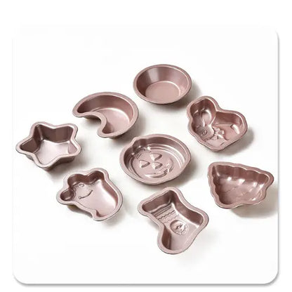 Mini Baking Pan | Choose Your Shape | Ghost, Pumpkin, Rabbit & More | KitchenKlout Bakeware
