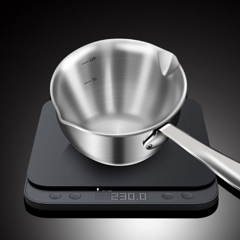 Mini Stainless Steel Cooking Saucepan, Long Handle, Handy Frying Pot, Durable Cooking Pot, Kitchen Milk Pot, Durable - KitchenKlout