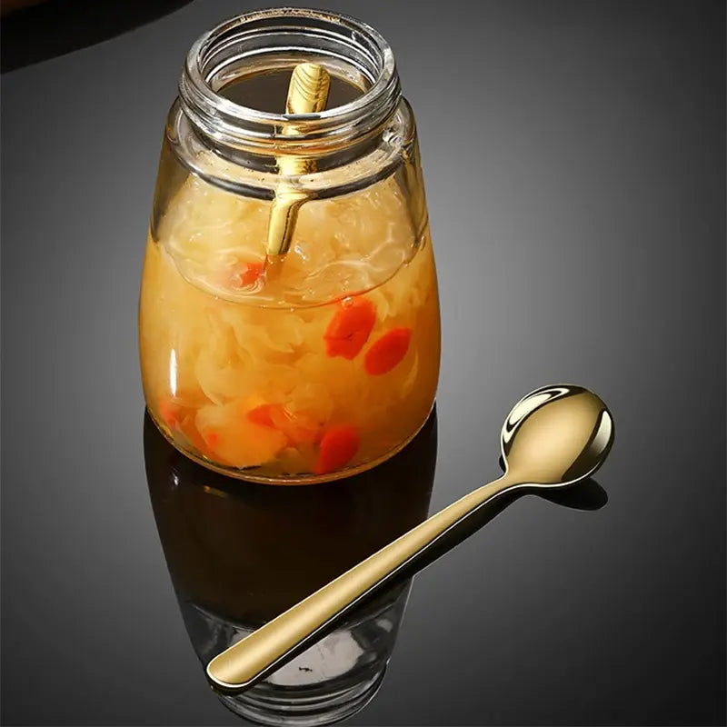 Mini Stainless Steel Spoon - 7.5 cm Versatile Tiny Spoon for Cooking & Serving