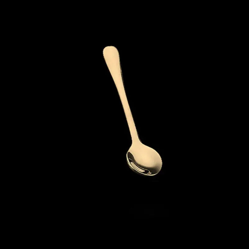 Mini Stainless Steel Spoon - 7.5 cm Versatile Tiny Spoon for Cooking & Serving