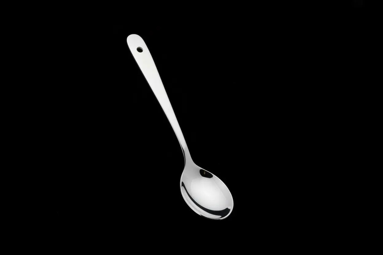 Mini Stainless Steel Spoon - 7.5 cm Versatile Tiny Spoon for Cooking & Serving