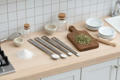 Miniature Measuring Spoons Set – Tad, Dash, Pinch, Smidgen, Drop 