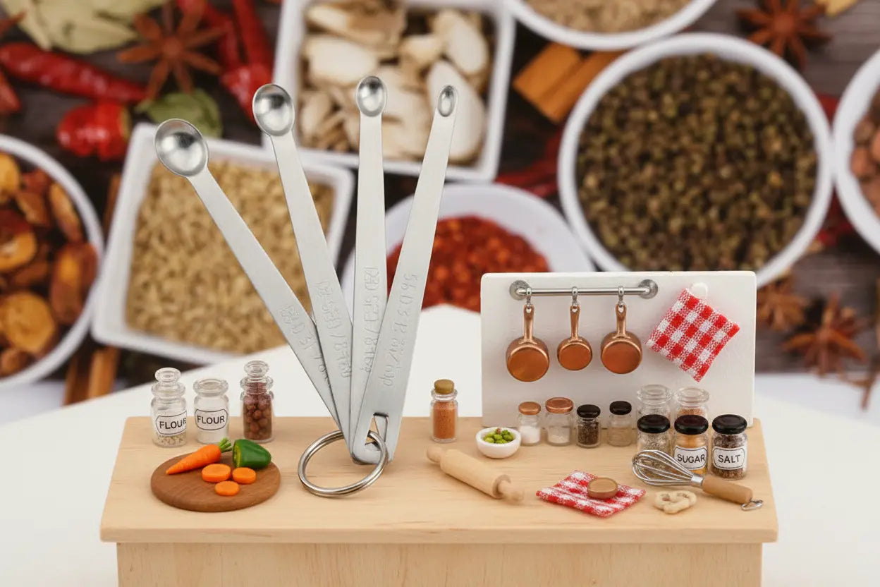 Miniature Measuring Spoons Set – Tad, Dash, Pinch, Smidgen, Drop 
