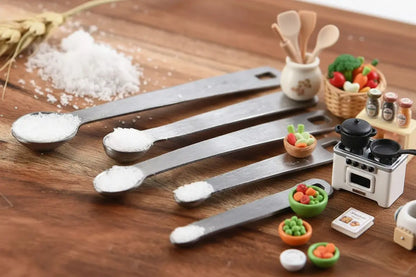 Miniature Measuring Spoons Set – Tad, Dash, Pinch, Smidgen, Drop 