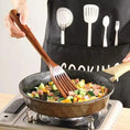 Natural Teak Wood Kitchen Tool Set: Spoon, Ladle, Turner, Rice Colander, and Soup Skimmer - KitchenKlout