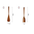 Natural Teak Wood Kitchen Tool Set: Spoon, Ladle, Turner, Rice Colander, and Soup Skimmer - KitchenKlout