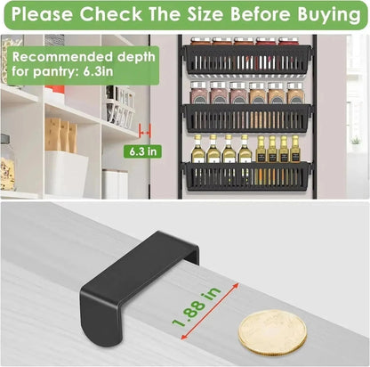 Over-the-Door Pantry Organizer – 6 Tier Baskets | KitchenKlout