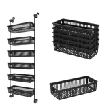 Over-the-Door Pantry Organizer – 6 Tier Baskets | KitchenKlout