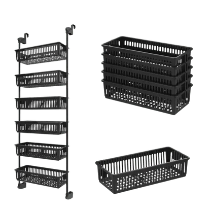 Over-the-Door Pantry Organizer – 6 Tier Baskets | KitchenKlout