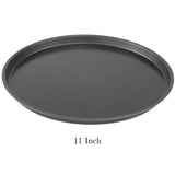 Pizza Pan | 9", 10", 11" Professional Carbon Steel Baking Pans | KitchenKlout Bakeware
