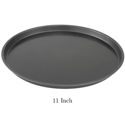 Pizza Pan | 9", 10", 11" Professional Carbon Steel Baking Pans | KitchenKlout Bakeware