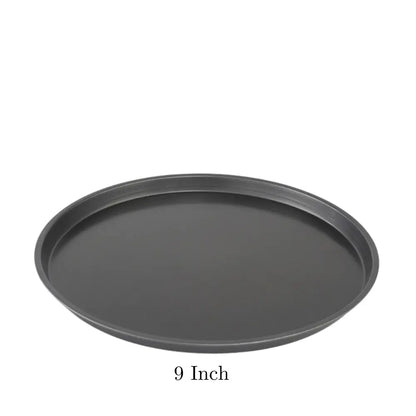 Pizza Pan | 9", 10", 11" Professional Carbon Steel Baking Pans | KitchenKlout Bakeware