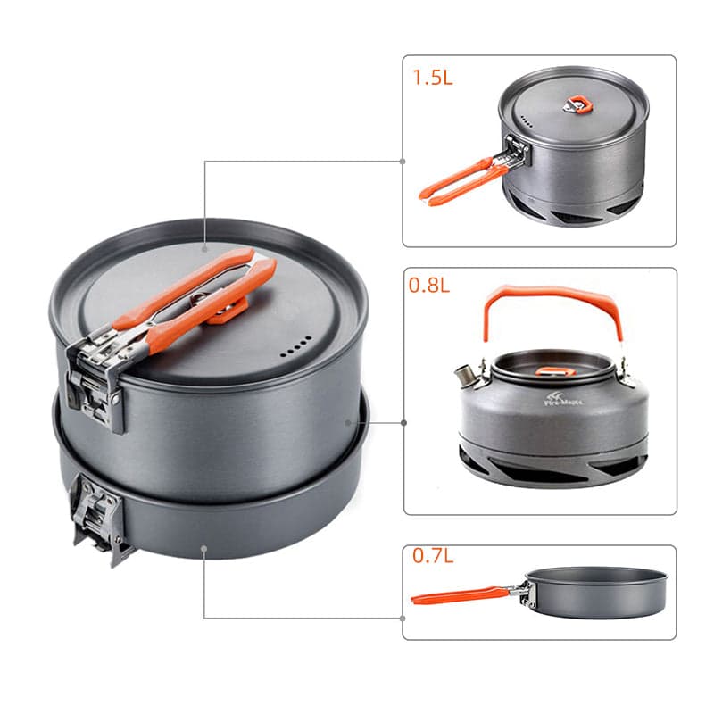 Portable Camping Cookware Kitchen Accessories