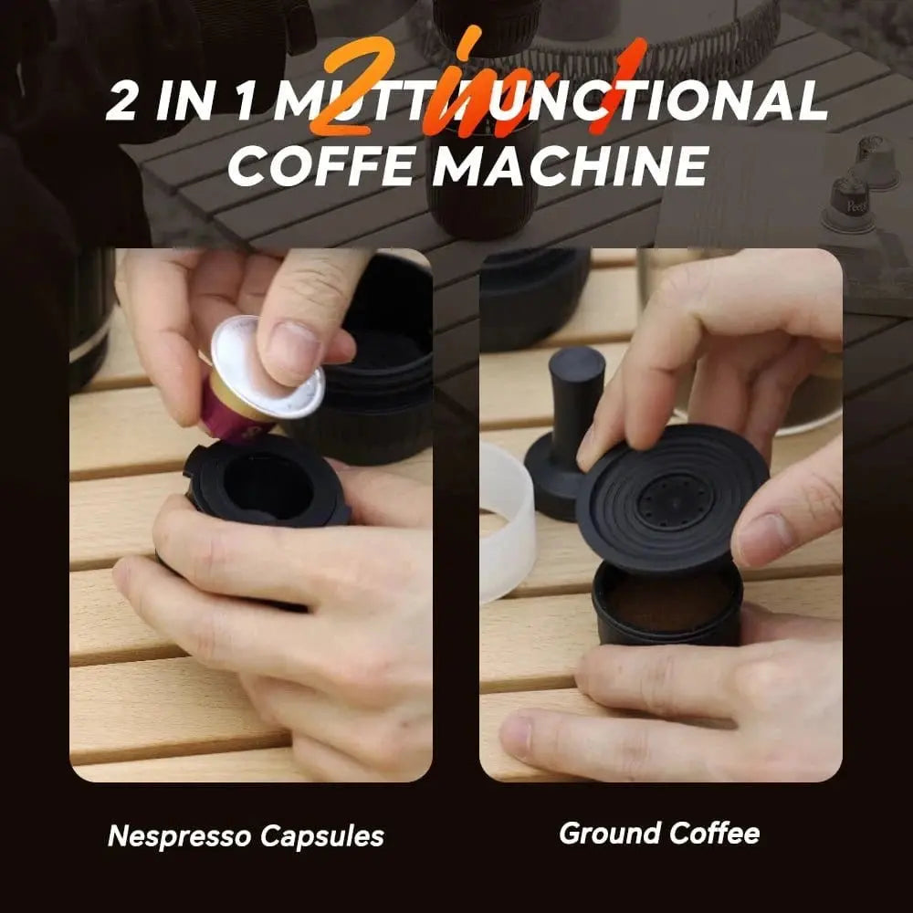 Portable Espresso Machine for Coffee on the go - KitchenKlout