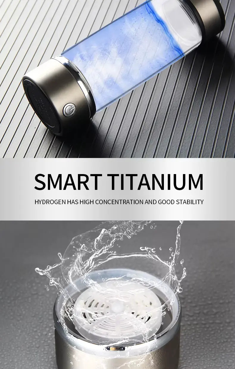 Portable Hydrogen Water Generator Cup – USB Rechargeable