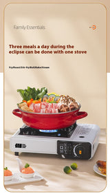 Portable Outdoor Cookware With Card Furnace Kitchen Accessories