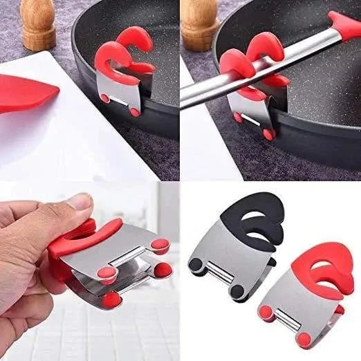 Pot Clips Spatula Holder - KitchenKlout