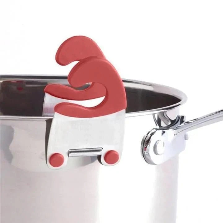 Pot Clips Spatula Holder - KitchenKlout