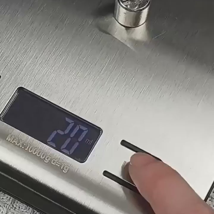 Digital kithen scale demo