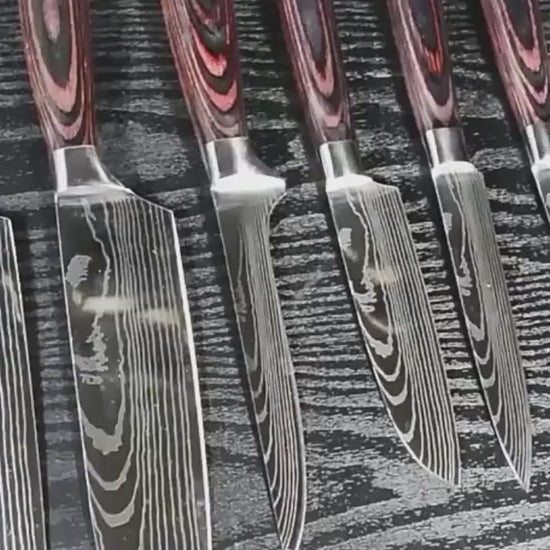 Japanese chefs knife demo