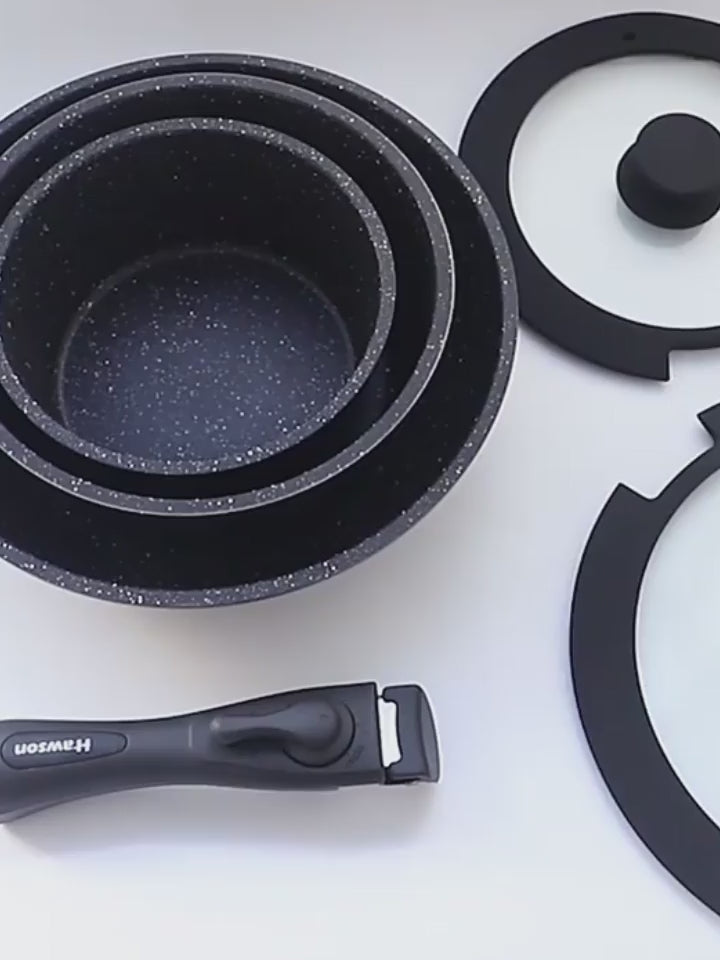 13 piece induction cookware demo