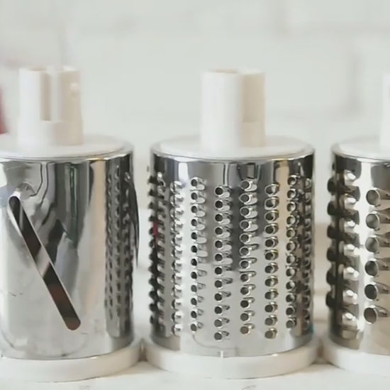 3 drum rotary shredder demo