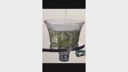 Heat - Resistant Glass Tea Set Magnetic Water Diversion Rotating Cover Bowl Automatic Tea Maker Lazy Kungfu Teapot Drinking - KitchenKlout