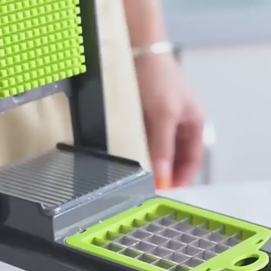 16 in 1 vegetable chopper demo