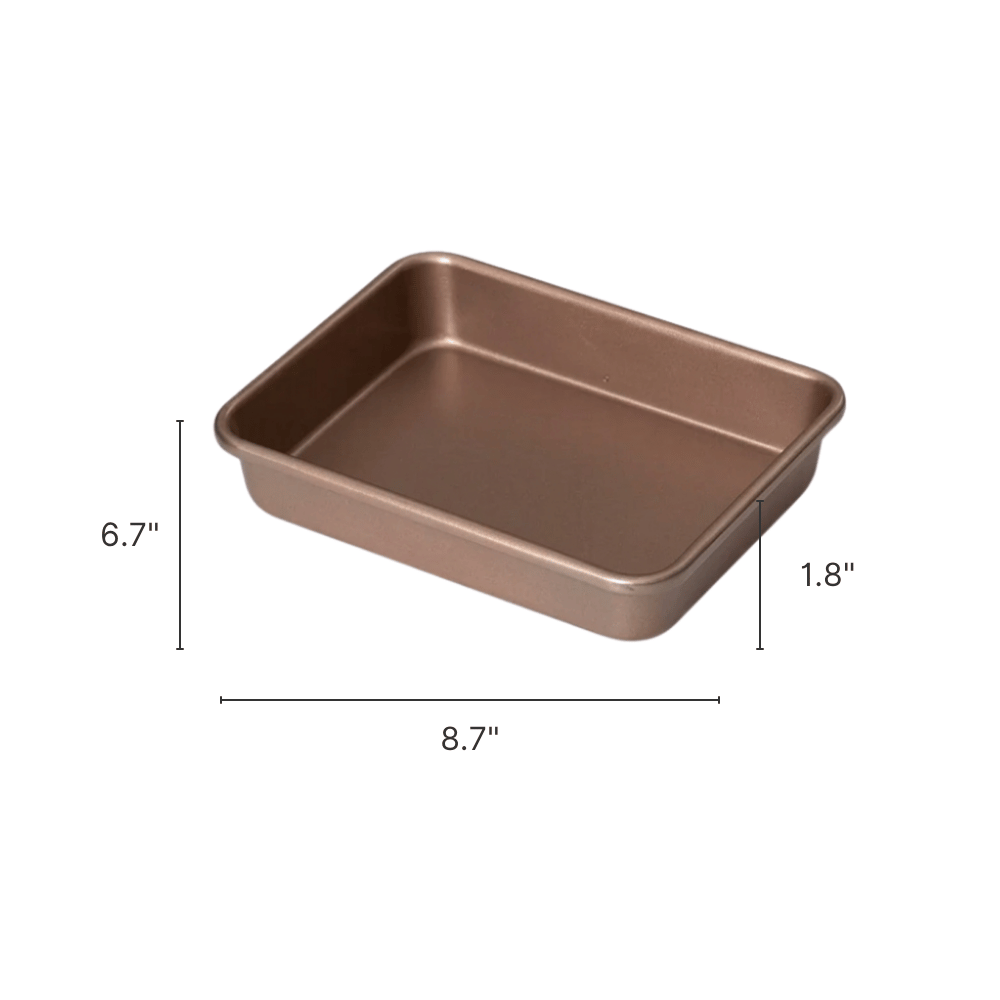 Professional Baking Tray Set - 6 Sizes | Deep & Shallow Rectangular Pans | KitchenKlout Bakeware