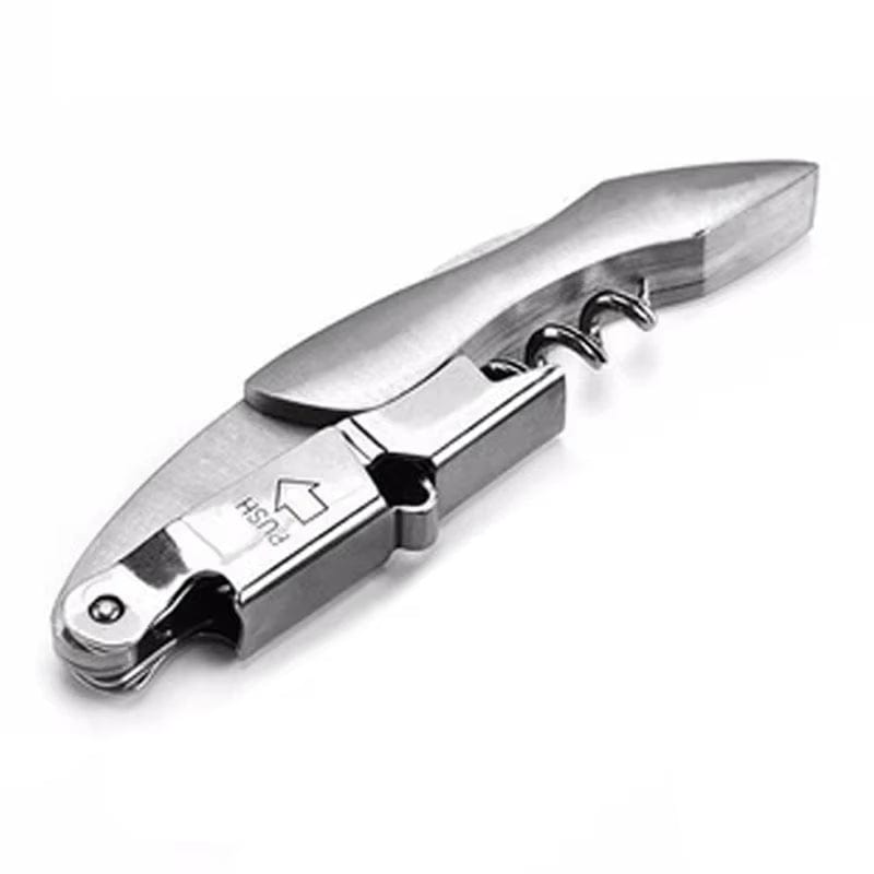 Professional Wood Handle Red Wine Opener - Portable Multifunctional Corkscrew and Beer Bottle Opener Kitchen Tool - KitchenKlout