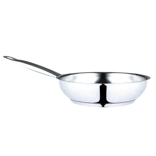 Serenk Modernist Stainless Steel Frying Pan 24 cm - KitchenKlout