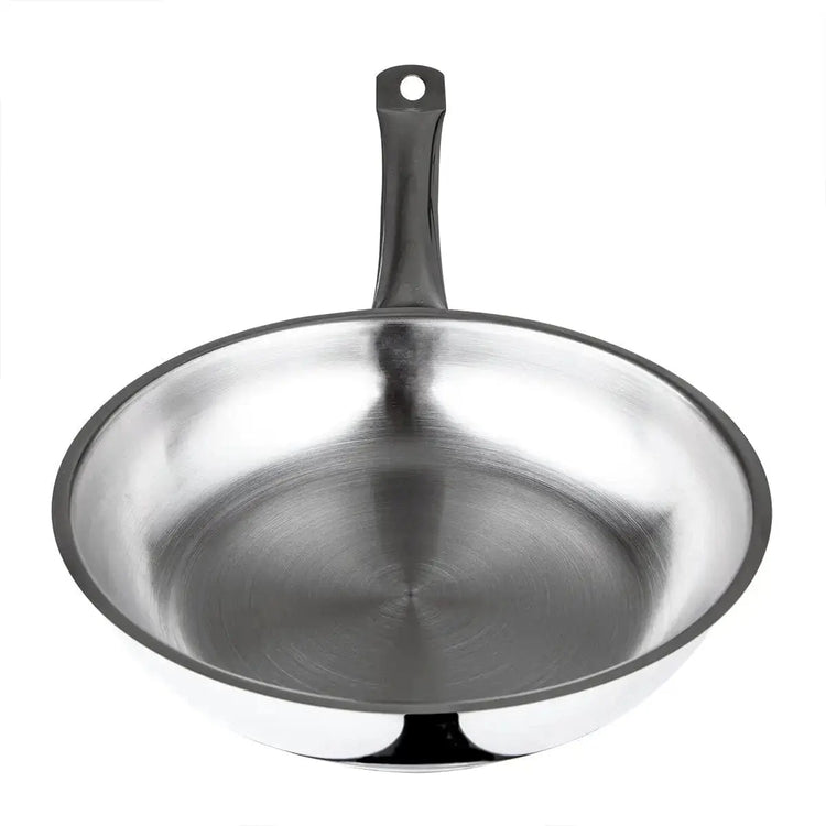Serenk Modernist Stainless Steel Frying Pan 24 cm - KitchenKlout