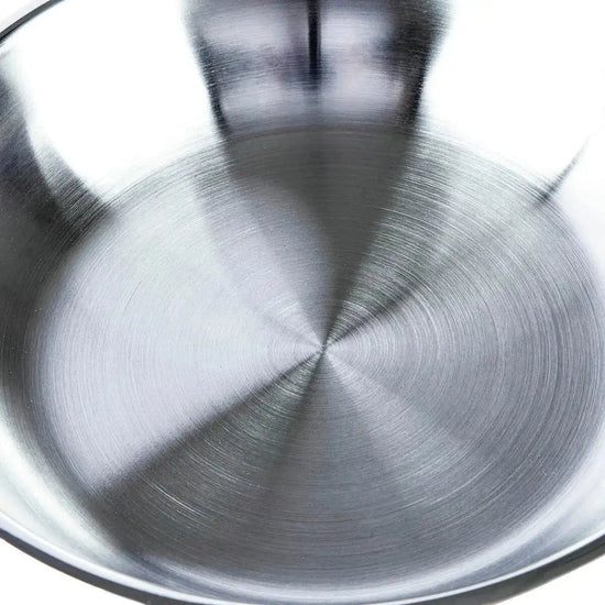 Serenk Modernist Stainless Steel Frying Pan 24 cm - KitchenKlout