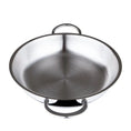 Serenk Modernist Stainless Steel Omelette Pan, 20 cm - KitchenKlout