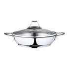 Serenk Modernist Stainless Steel Omelette Pan, 20 cm - KitchenKlout