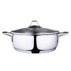Serenk Modernist Stainless Steel Saute Pan, 24 cm - KitchenKlout