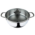Serenk Modernist Stainless Steel Saute Pan, 24 cm - KitchenKlout
