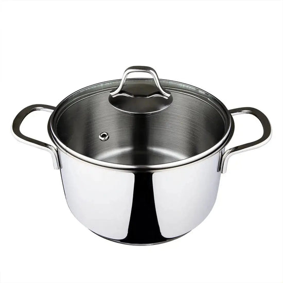 Serenk Modernist Stainless Steel Stock Pot, 20 cm - KitchenKlout