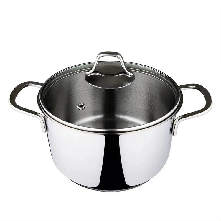 Serenk Modernist Stainless Steel Stock Pot, 20 cm - KitchenKlout
