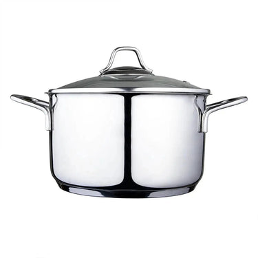 Serenk Modernist Stainless Steel Stock Pot, 20 cm - KitchenKlout