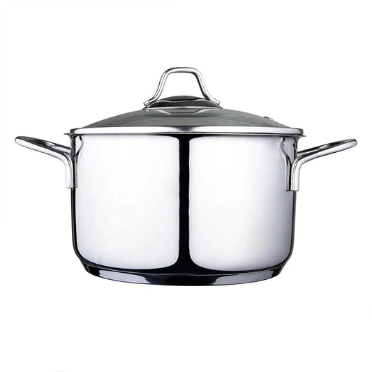 Serenk Modernist Stainless Steel Stock Pot, 20 cm - KitchenKlout