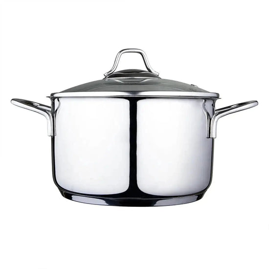 Serenk Modernist Stainless Steel Stock Pot, 20 cm - KitchenKlout