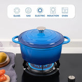 Signature Enameled, Cast Iron, 7-Piece Cookware Set