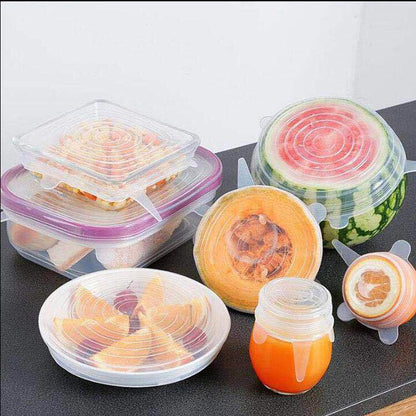 Silicone Freshness Bowl Covers - Universal Food Saver Kitchen Gadgets > Food Storage