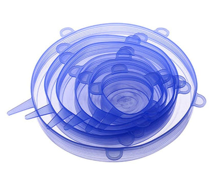 Silicone Freshness Bowl Covers - Universal Food Saver Kitchen Gadgets > Food Storage