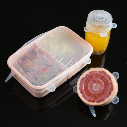 Silicone Freshness Bowl Covers - Universal Food Saver Kitchen Gadgets > Food Storage